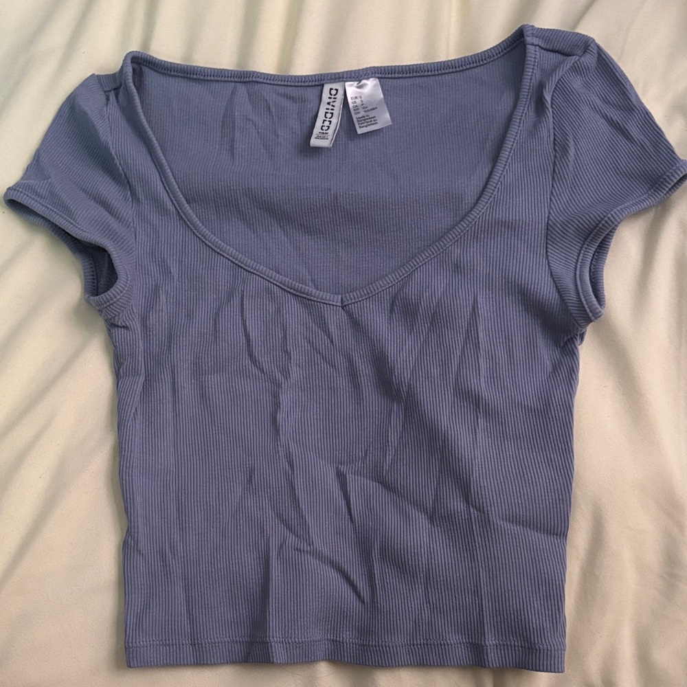 Forever 21 Women's Lavender Ribbed Crop Top
